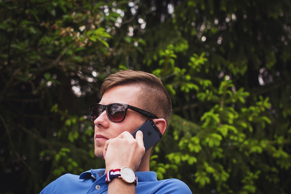 man making a call